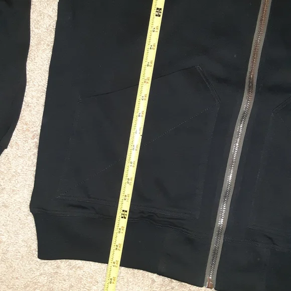 MEN'S RICK OWENS FW22 ZIPPED HOODIE